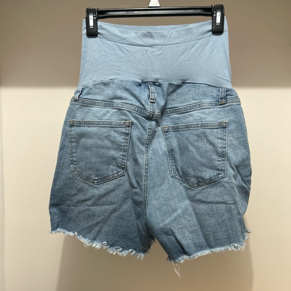 2 Pairs Sonoma Maternity Jean Shorts Size 12 - Picture 8 of 10